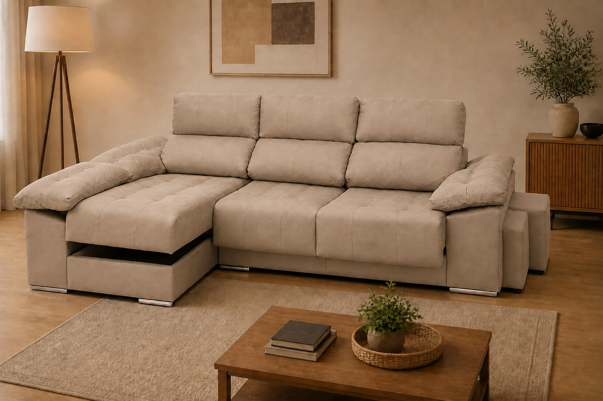 Chaise longue Toyota — vista 3/4 izquierda — Magnol Piedra