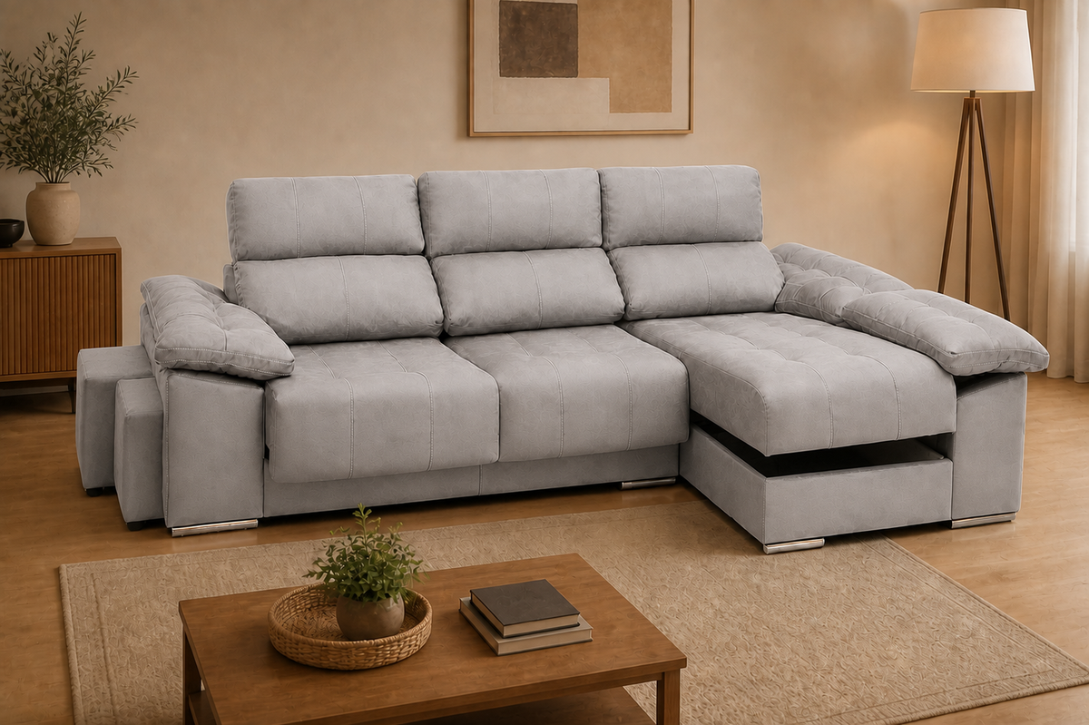 Chaise longue Toyota — vista 3/4 derecha — Edi Plata